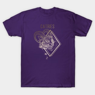 A zodiac cattery: Aries 2.2 by Blacklinesw9 T-Shirt